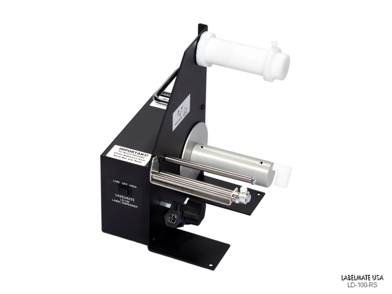 LabelMate USA LD-100-RS Dispenser for Opaque Labels up to 4.5 inch wide 80-147-0001 