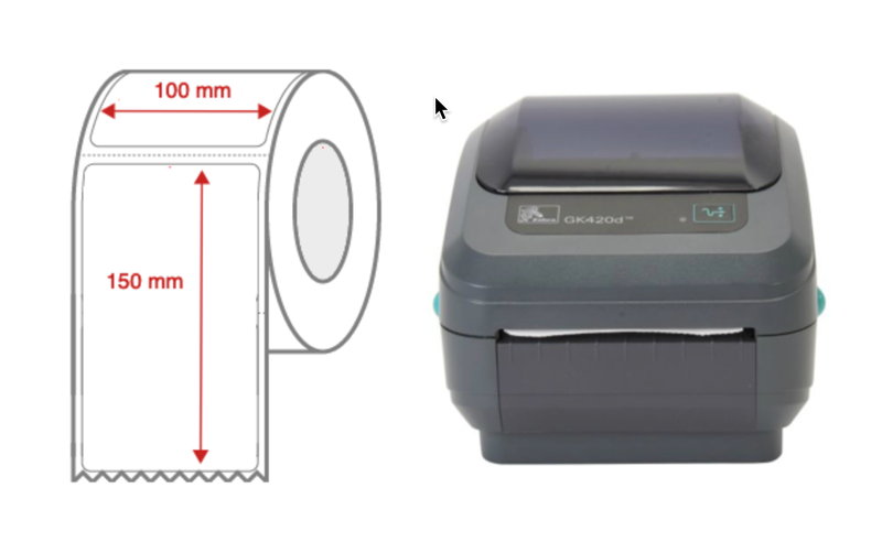 Aramex Shipping Label Printer + Labels Bundle