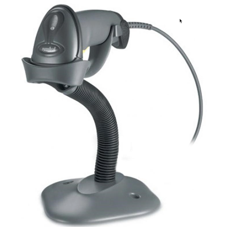 ZEBRA LS2208 1D USB Barcode Laser Scanner with Stand LS2208-SR20007R-UR