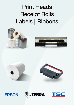 Consumables Ribbons Receipt Rolls 80x80 Labels