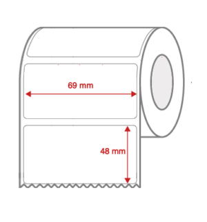 1440 69x48 DT DESK label NON PERF
