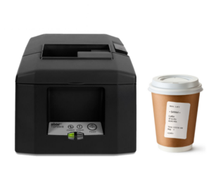 Uber Eats Compatible TSP654IISK Restick Sticky Label Printer - Ethernet - TSP654IISK-E TSP654SKII