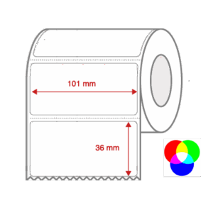 InkJet Label Rolls 95mm x 30mm Perforated for Inkjet Colour Label Printers