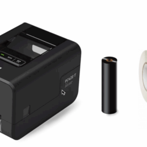 Asset Label Bundle - Honeywell PC42E-T 4" 300dpi Thermal Transfer Label Printer USB ETH + Silver Mylar Labels