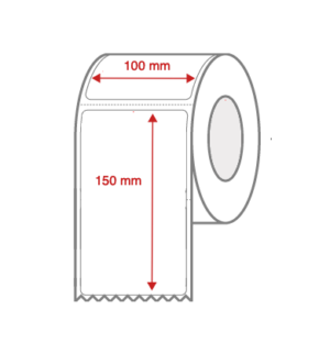 Shipping Labels 100mm x 150mm - 5 Rolls of 400 LPR