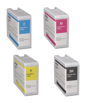 Epson CW-C6000 Inkjet Cartridge Bundle Pack YELLOW MAGENTA CYAN BLACK Gloss C6010 C6510