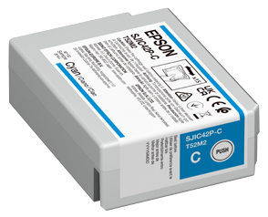 EPSON InkJet Cartridge CW-C4000 / CW-C4010A Cyan Gloss C13T52M340 SJIC42P-M