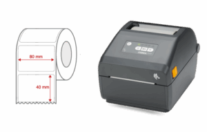 Healthcare and Pharmaceutical Starter Pack - Zebra ZD421D Printer and 80x40 Labels