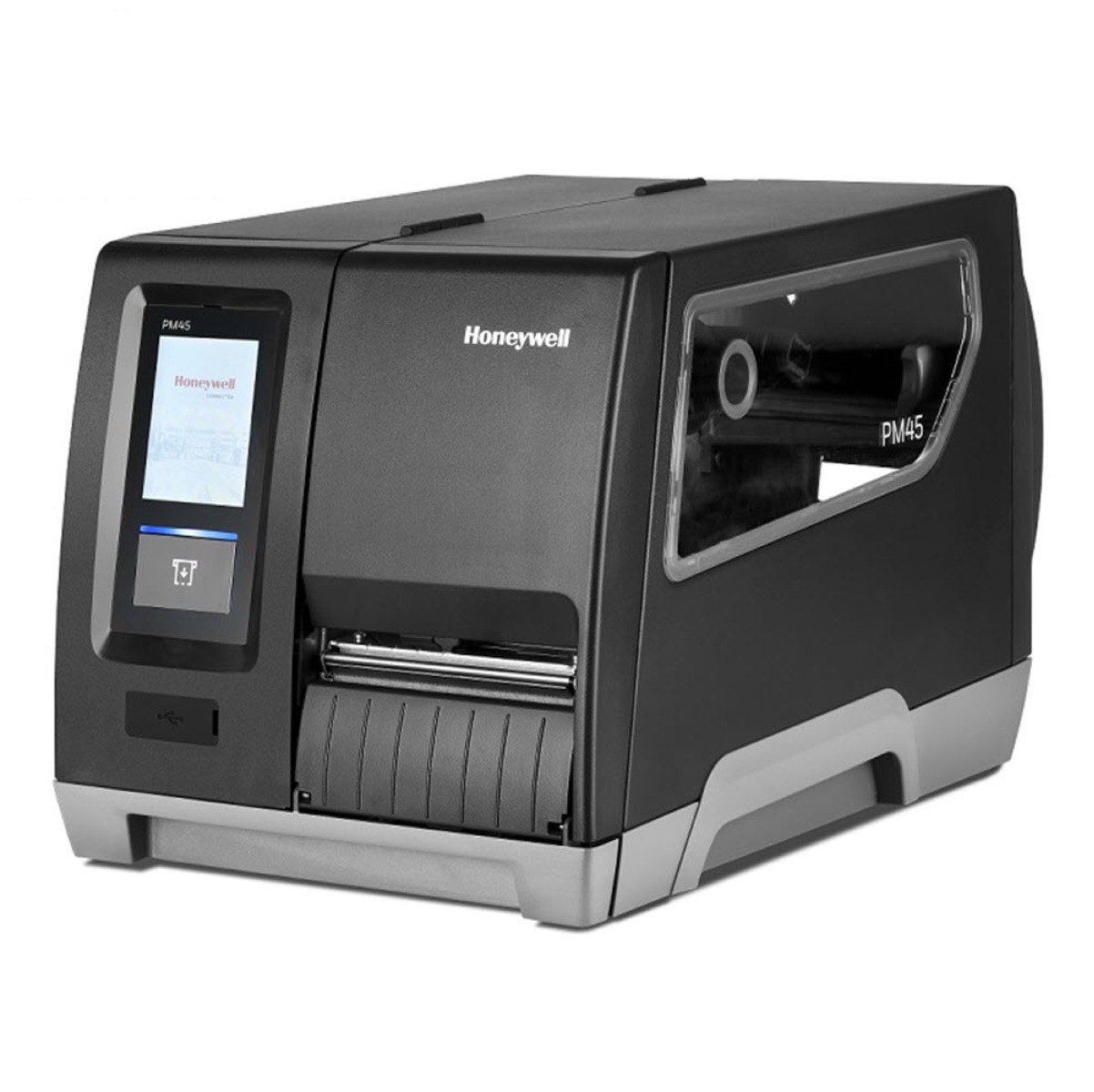 HONEYWELL PM45A Thermal Transfer Label Printer, Full Touch Display, Ethernet, Fixed Hanger, 203 DPI PM45A10000000200