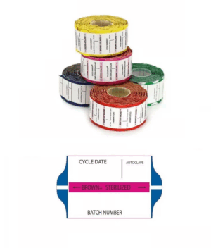 PRINTEX Meditrax Steam Process Indicator Label - Double adhesive 700 LPR LM-SS3219