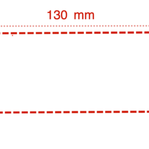 130mm x 25mm Nursery and Garden Pot Plant Tags - Plasnet - Perforated 