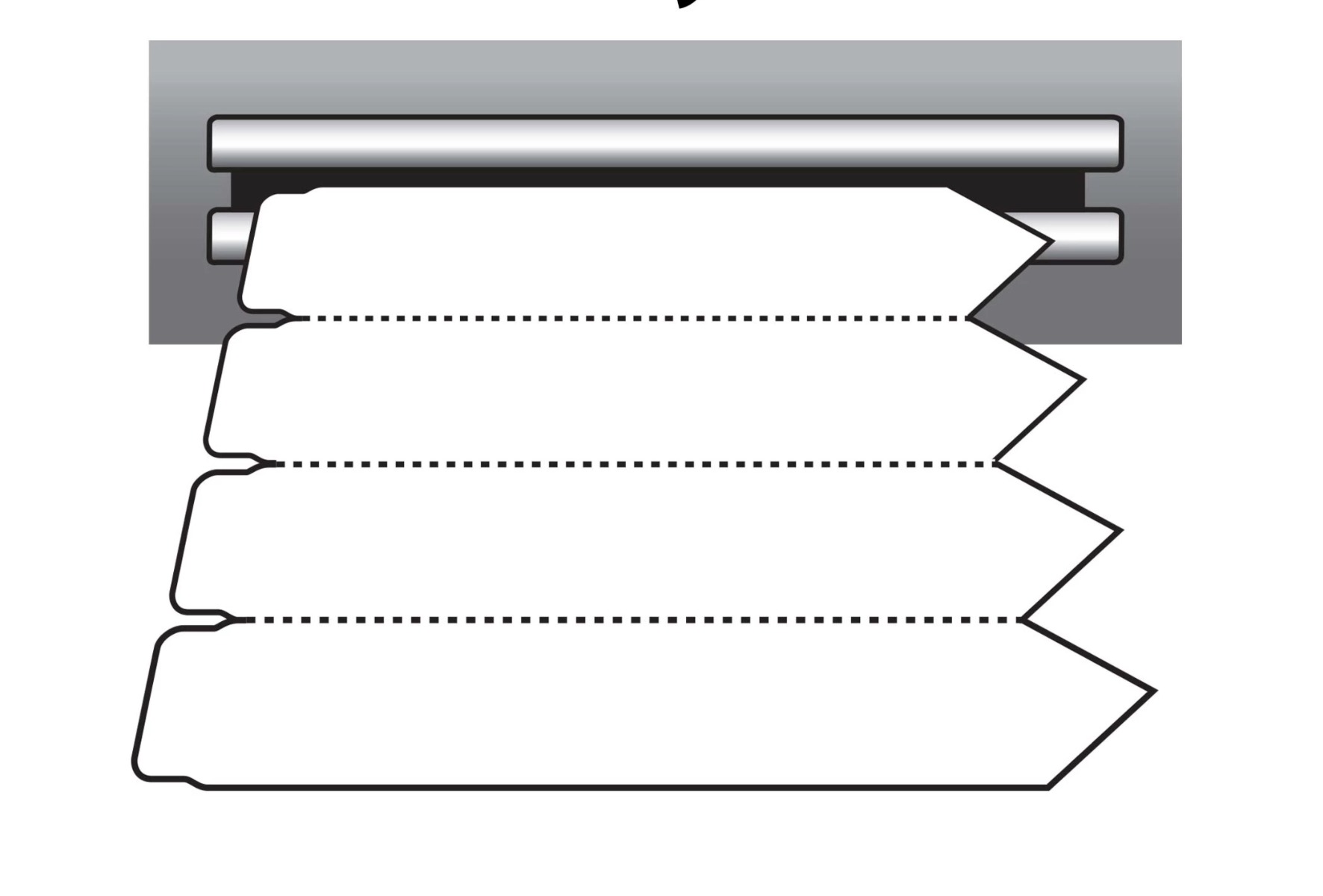 100mm x 50mm Nursery and Garden Tree Tags - Plasnet - Perforated  - Image 2