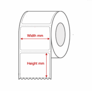 Square Compatible Nursery Synthetic Direct Thermal Label Rolls for the ZD411 and ZD410 Printers