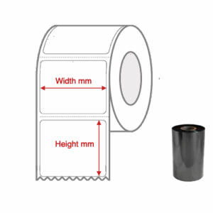 Square Compatible Nursery Synthetic Thermal Transfer Label Rolls for the ZD411 and ZD410 Printers