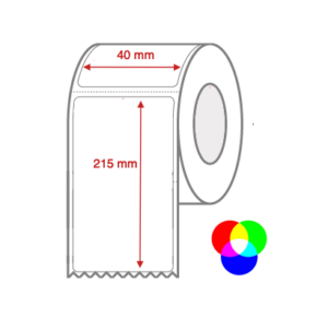 1838 40x215 InkJet Label PERF