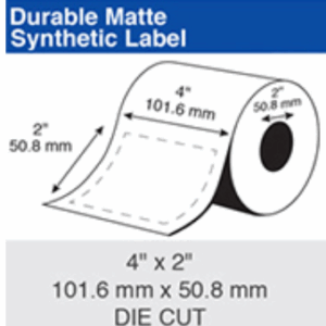Epson Inkjet Label Roll 101.6mm x 50.8mm x 50mm Core (4 Rolls of 540) Synthetic C35CD001