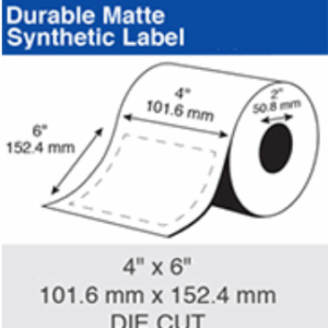Epson Inkjet Label Roll 101.6mm x 152.4mm x 50mm Core (4 Rolls of 200) Synthetic C35CD003