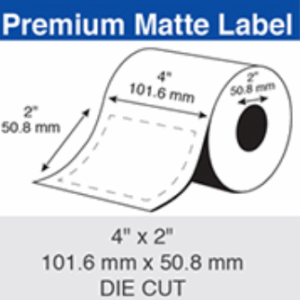 Epson Inkjet Label Roll 101.6mm x 50.8mm x 50mm Core (6 Rolls of 565) Paper Matte C35MD001
