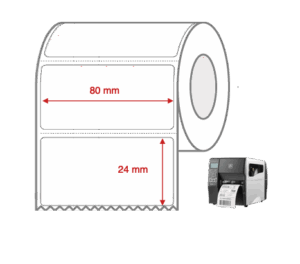 80 x 24 Direct Thermal