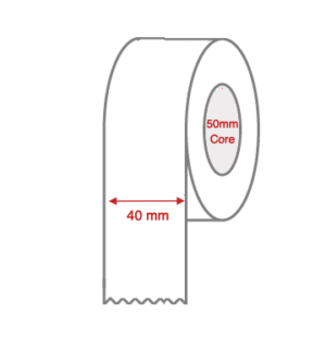 8101 40mm wide InkJet Label Roll Continuous 1