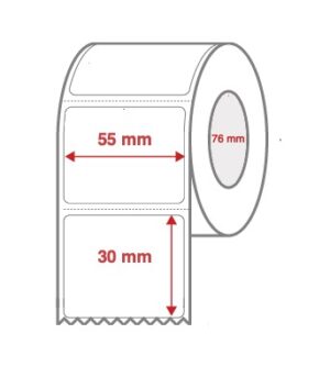 L17792 55mmx30mm label industrial TT